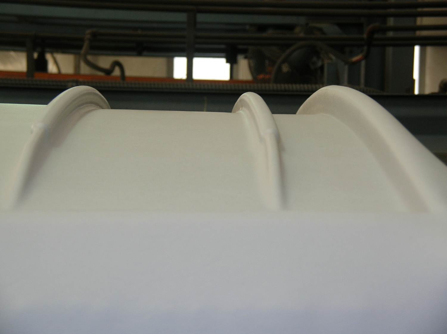 Heated Dura-Plate 100 Sheet Pulled Tightly to Form